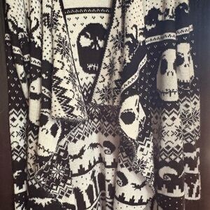 Nightmare Before Christmas hanging sweater cardigan